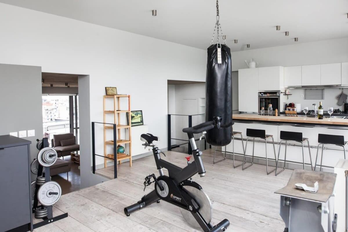 Penthouse With 360 View Of Athens And Private Gym Lejlighed Eksteriør billede