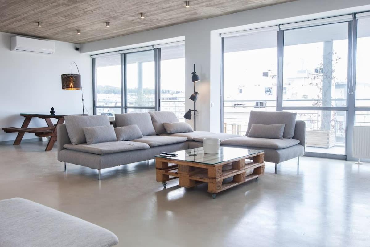 Penthouse With 360 View Of Athens And Private Gym Lejlighed Eksteriør billede